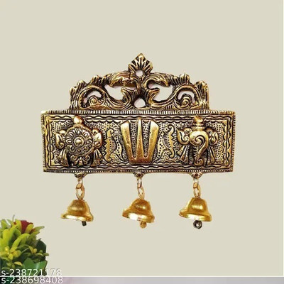 SHRI ASTHA VINAYAK Decorative Showpiece  -  15 cm(Metal, Gold)