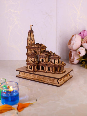DARIDRA BHANJAN Model Name is the identity of the product Decorative Showpiece  -  12 cm(Feather, Brown)