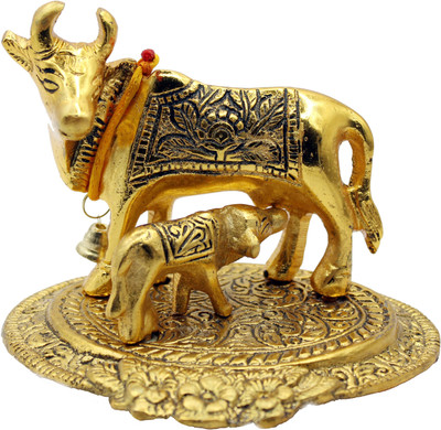 SHRI ASTHA VINAYAK Decorative Showpiece  -  9 cm(Metal, Gold)