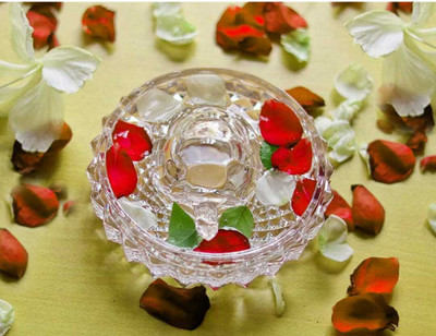 SHRI ASTHA VINAYAK Decorative Showpiece  -  6 cm(Crystal, Clear)
