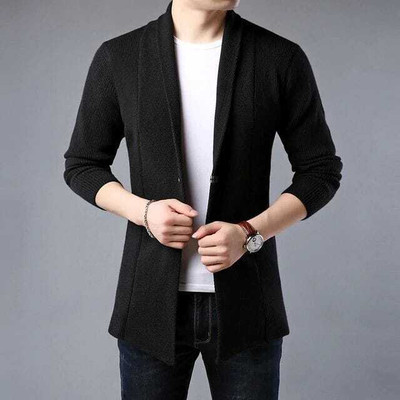 URMILA FASHION Solid Round Neck Casual Men Black Sweater