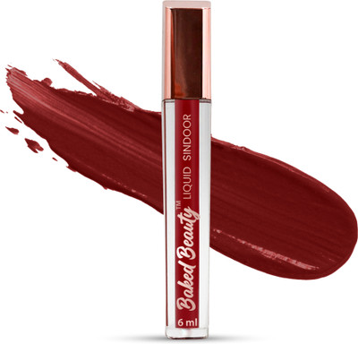 BAKED BEAUTY Maroon Heeriye Liquid Sindoor 6 ml | Smudge Proof & Sweatproof Sindoor(Maroon)