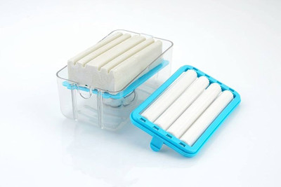 DLD Portable Soap Dish & Soap Dispenser With Roller(Multicolor)