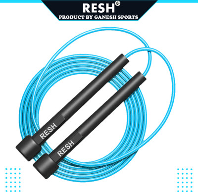 Resh (Blue) Adjustable Freestyle Skipping Rope(Length: 275 cm)
