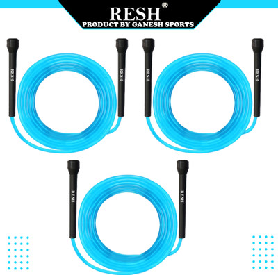 Resh (Blue) Pack of 3 Pcs Freestyle Skipping Rope(Length: 275 cm)