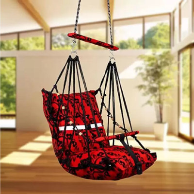 SHOP & WEAR Baby Swing Folding & Washable 1-3 Years With Safety Belt indoor-Outdor swing Cotton Small Swing(Red, DIY(Do-It-Yourself))