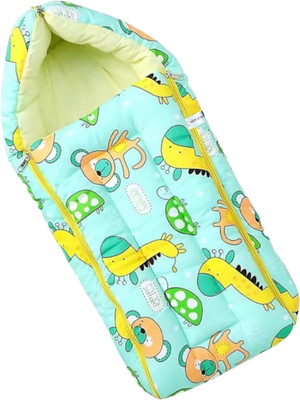 GHODADARA TRADERS New Born Baby Sleeping Bag Comfortable&Easy To Carry Your Baby Anywhere Sleeping Sleeping Bag(Multicolor, Green)