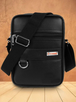 Swanky Black Sling Bag Sling Bag Cross-Body Kit Messenger Bag |Side Bag|Extra Spacious Men Women Travel