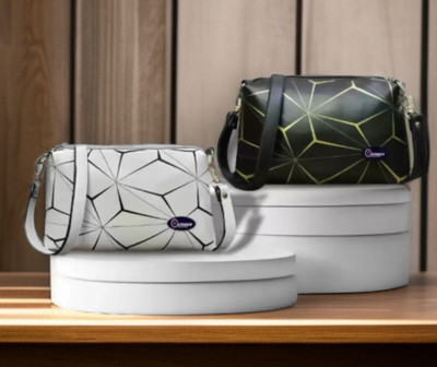 White, Black Sling Bag White,Black Sling Bag for Women