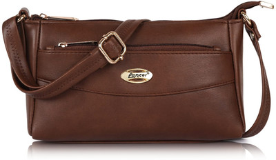 LANCER Brown Sling Bag Trendy Premium Sling Bag for Women And Girls