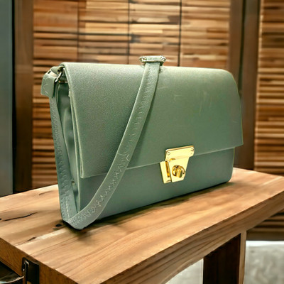 ALONZO Green Sling Bag Purse For Women With Long Strap Sling Bag For Women & Crossbody Fit Small Size-2