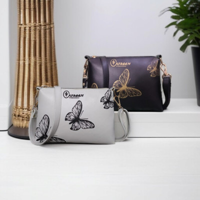 White, Black Sling Bag White,Black Sling Bag for Women