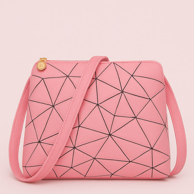 Pink Sling Bag Women printed sling bag
