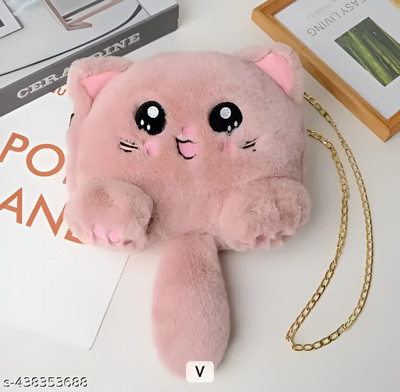 BST Pink Sling Bag Cute Cat Shoulder Bag Messenger Bags Crossbody Unique designer bag With chain