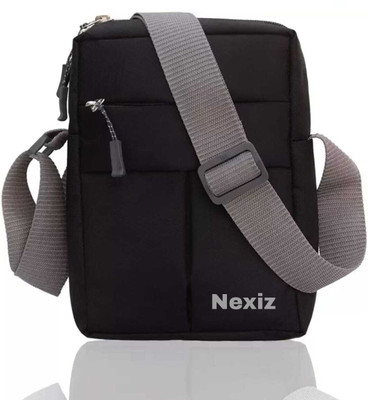 Nexiz Black Sling Bag Medium-cross body sling bag messenger bag for men & women messeger bag