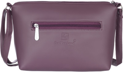 Leather Land Purple Sling Bag Executive Cut Sling bag In PURPLE