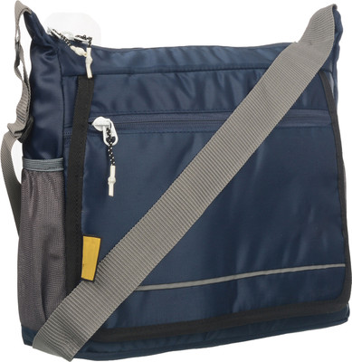 GOOD FRIENDS Blue Sling Bag Nylon Sling Cross Body Travel Office Business Messenger one Side Shoulder Bag