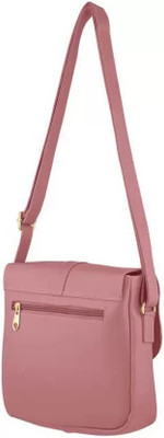 EVOLIC Pink Sling Bag Trendy Look Pink Women Sling Bag