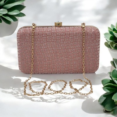 AK Casual, Party, Formal Pink  Clutch