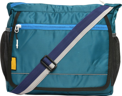 GOOD FRIENDS Blue Sling Bag Stylish Sling Cross Body Travel Messenger Bag with MultiPocket Zip Closure