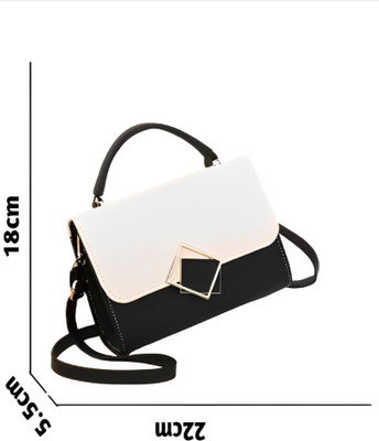 Cleto Girls Black Sling Bag
