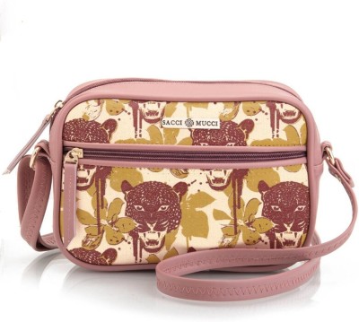 house of common Pink Sling Bag Boxy Shoulder Sling Crossbody Bag , Stylish Sling Bag-Wild