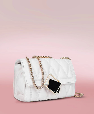 Fadedge White Sling Bag LINO-PARIS-SLING BAG (FDG-BRF-BKL)