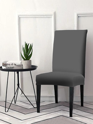 Flipkart SmartBuy Polyester Plain 1 Seater Chair Cover(Grey Pack of 1)