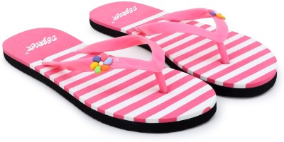 Dezrock Women Slippers(Pink , 5)