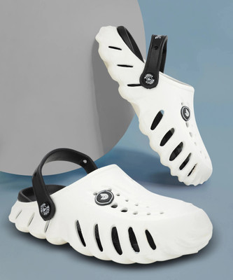 EVOK Men Slippers(White , 8)