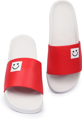 Footsole Men Slippers(Red , 7)