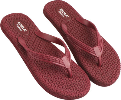 Kixrun Women Slippers(Maroon , 5)