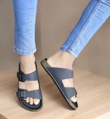 aadi Men Slides(Grey , 6)