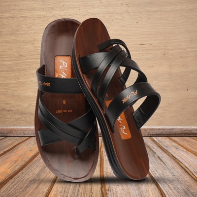 Appoxy Men Flats(Black , 10)