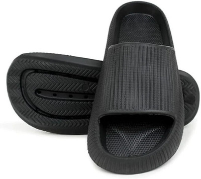 Innovative9 Men Slides(Black , 9)