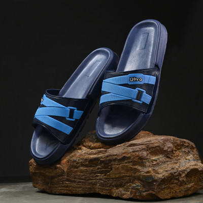 Mochites Men Slides(Blue , 5)