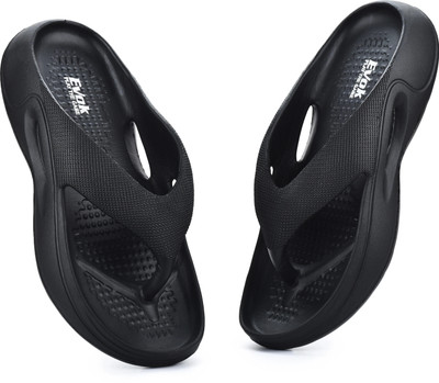 EVOK Men Slippers(Black , 6)