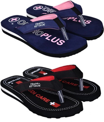 WALKUM Women Slippers(Multicolor , 7)