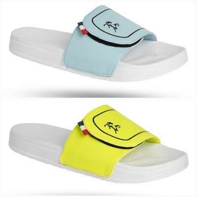 PERY-PAO Men Slides(Multicolor , 10)