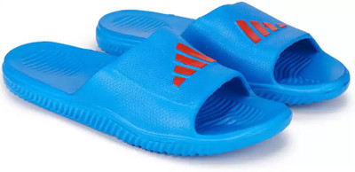 TieFit Men TieFit Comfortable walking Slides For Men Solid Colour Slip On Slides Slides(Blue, Red , 9)