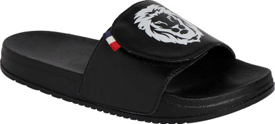STEP WEY Men Slides(Black , 7)