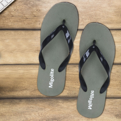 MIGOLITE Men Flip Flops(Maroon , 7)
