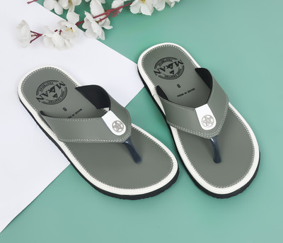 Maan Men Slippers(Green , 7)