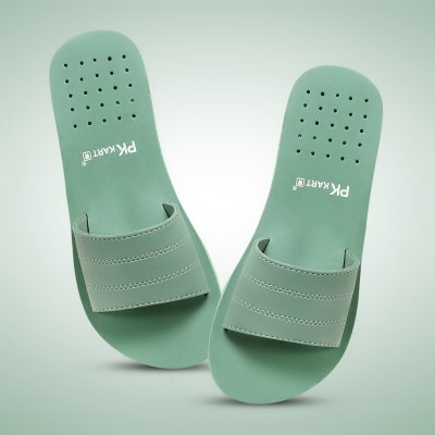 PKKART Women Slides(Green , 5)