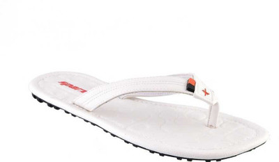Sparx Men Flip Flops(White , 8)