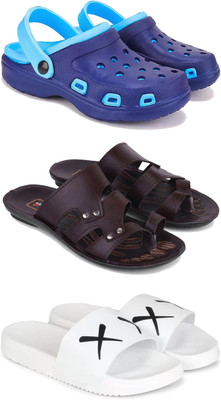 Pennen Men Flip Flops(White , 6)