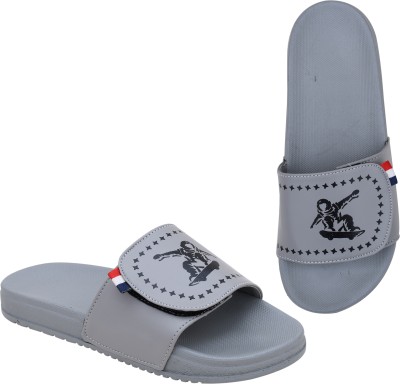 CLOSHO Men Slides(Grey , 10)