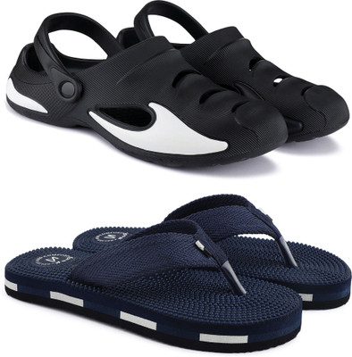 EVOK Men Slippers(Multicolor , 7)