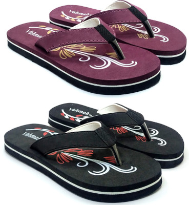 VAHMAH Women Slippers(Multicolor , 6)