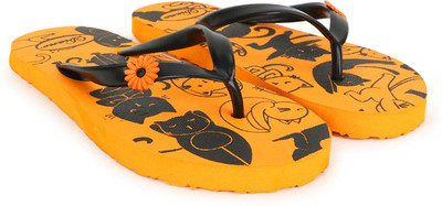 diano Women Flip Flops(Yellow , 5)